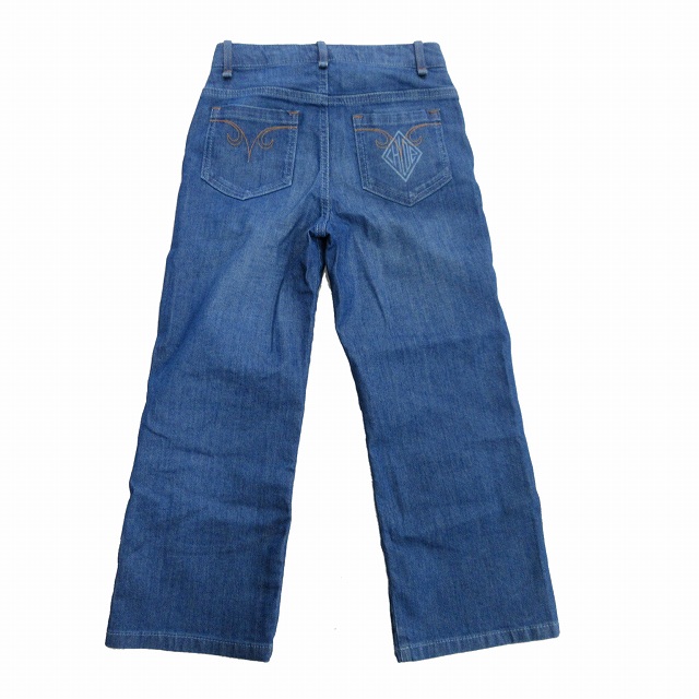 クロエ CHLOE クロップド デニム パンツ ジーンズ ストレッチ 10 