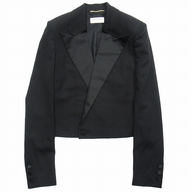 美品 17aw サンローラン パリ SAINT LAURENT PARIS ピークド 