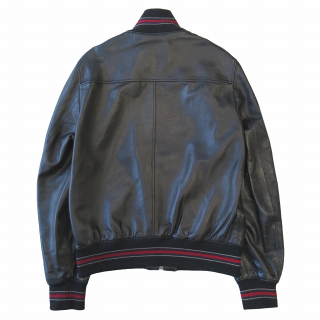 グッチ GUCCI by TOM FORD トムフォード期 レザー ジャケット ブルゾン 
