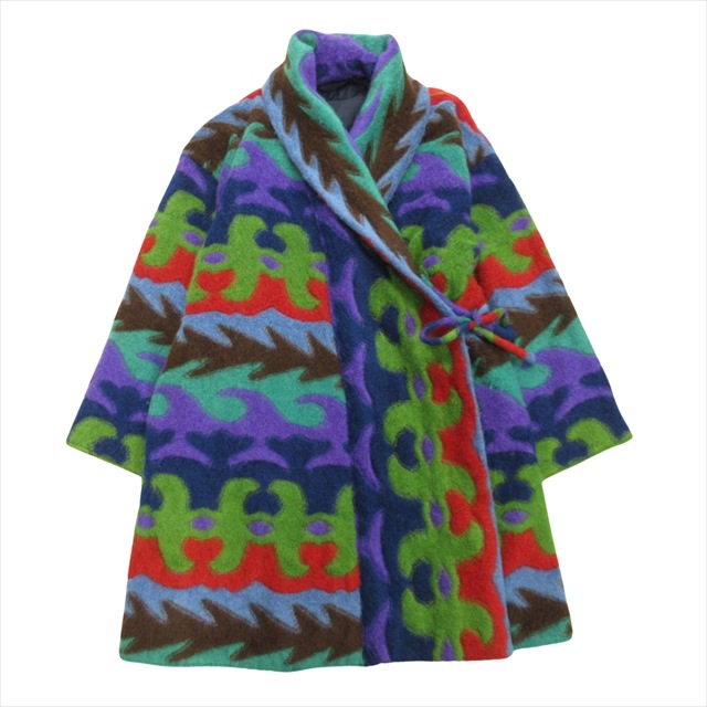 ミッソーニ MISSONI リバーシブル パイル ニット コート ジャケット 