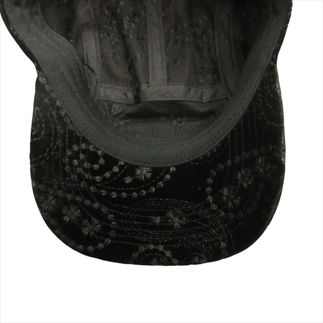 美品 23aw シュプリーム SUPREME ベルベット ペイズリー キャンプ