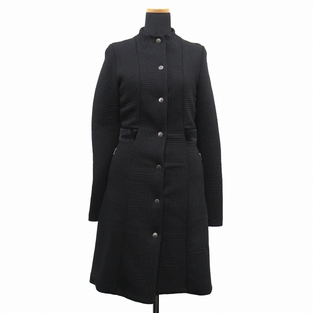 美品 エンポリオアルマーニ EMPORIO ARMANI ノーカラー コート