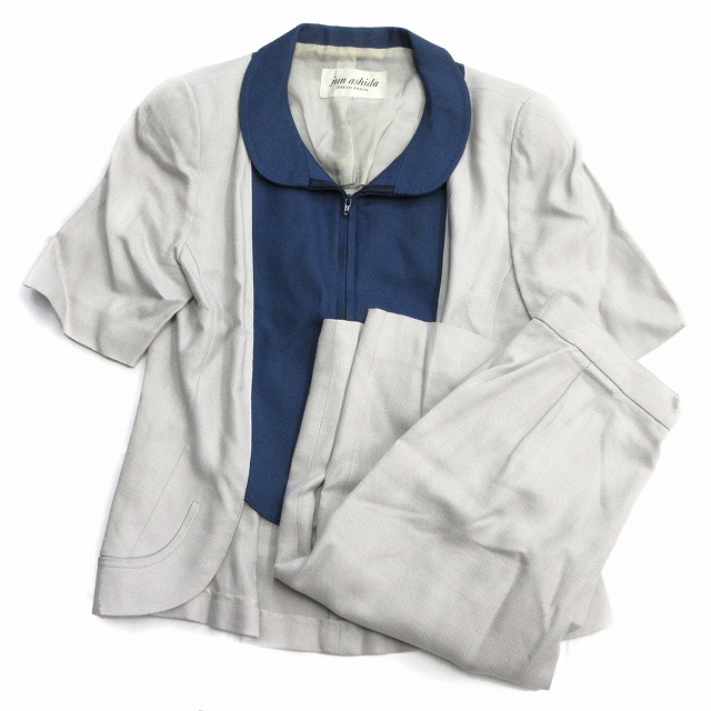 ジュンアシダ jun ashida セットアップ スーツ ジップアップ 