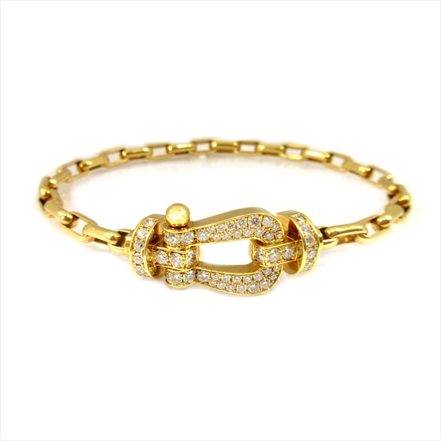 フレッド FRED フォース10 バックル チェーン ブレスレット ラージ