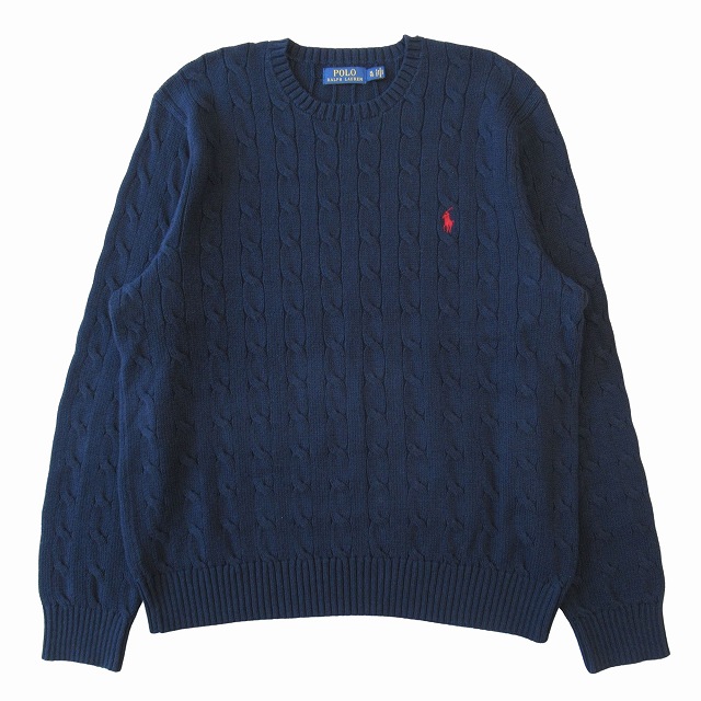 美品 ポロ ラルフローレン POLO RALPH LAUREN ケーブルニット セーター 