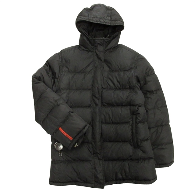 プラダスポーツ PRADA SPORT フーデッド ダウン ジャケット ブルゾン 