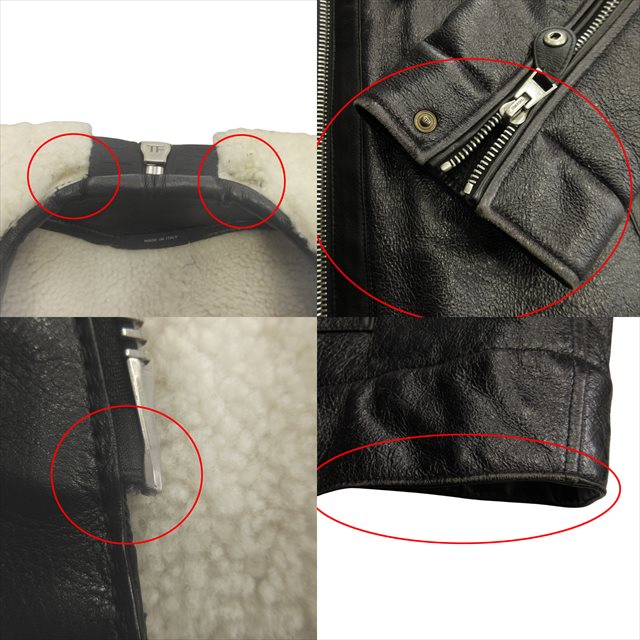 トムフォード TOM FORD フーデッド ムートン コート シープ トムフォード TOM FORD フーデッド ムートン コート シープ