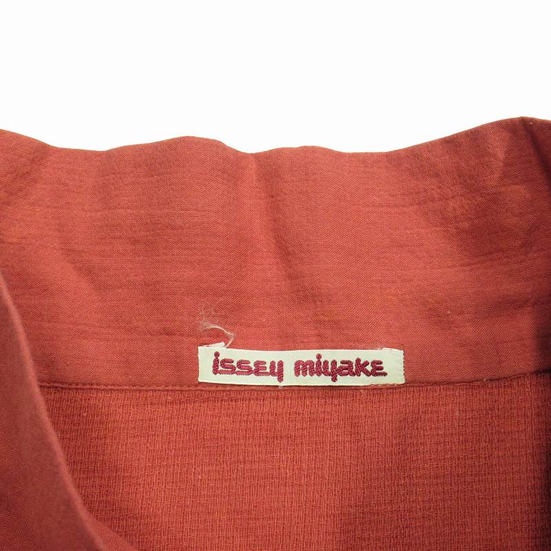 70's イッセイミヤケ vintage ISSEY MIYAKE ガーゼ ドレープネック スモック プルオーバー シャツ カットソー 9 ビンテージ 薄赤★５ 70's イッセイミヤケ vintage ISSEY MIYAKE ガーゼ ドレープ