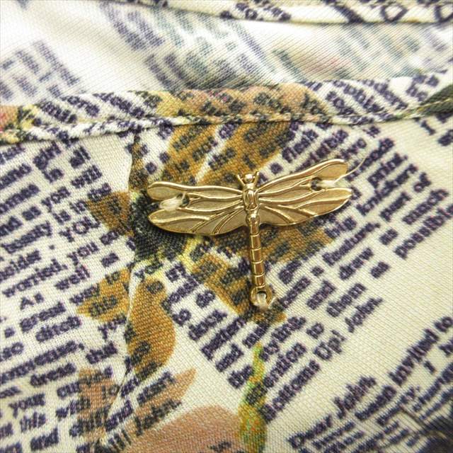 美品 ガリアーノ GALLIANO ニュースペーパー フレア スカート 膝丈 虫  