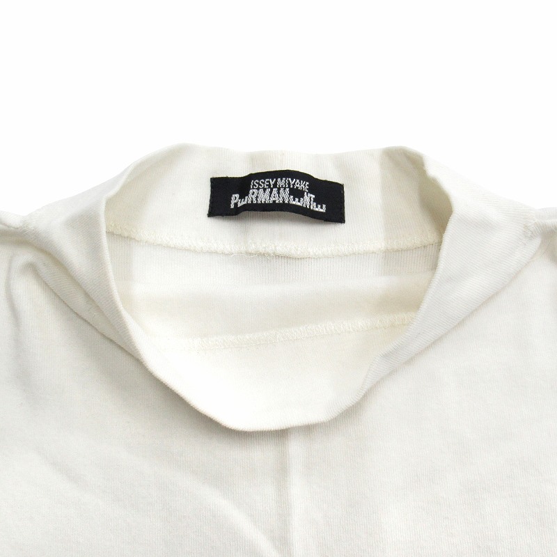 ISSEY MIYAKE カットソー ウール モックネック Tシャツ 美品 ISSEY MIYAKE カットソー ウール モックネック Tシャツ 美品