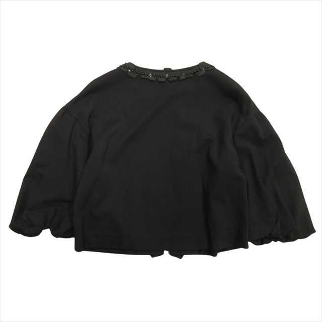 極美品 トゥービーシック TO BE CHIC ジャケット ブルゾン リボン 