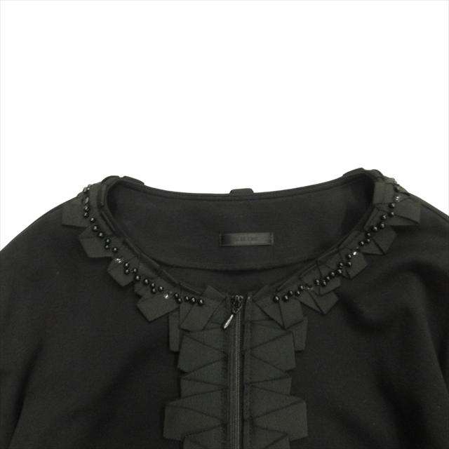 極美品 トゥービーシック TO BE CHIC ジャケット ブルゾン リボン 