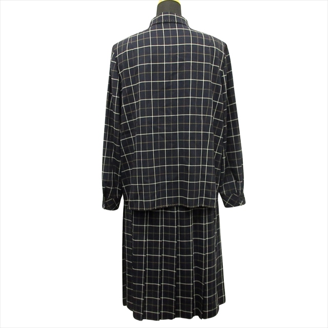 美品 レリアン Leilian セットアップ ウール シャツ ブラウス 