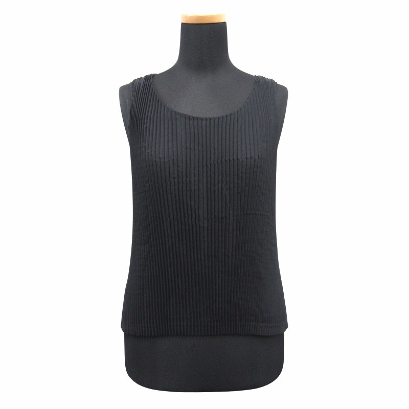 美品 10ss イッセイミヤケ ISSEY MIYAKE プリーツ加工 タンクトップ 