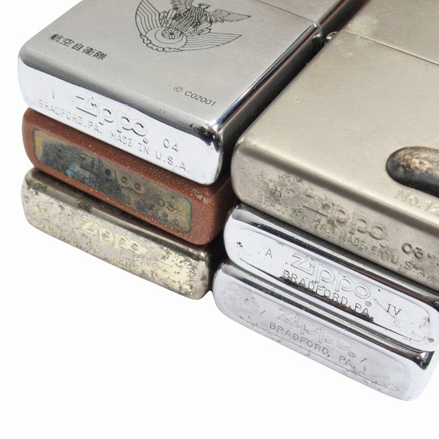 ☆ZIPPO 10個まとめて 着火確認済み☆USA ジッポーライター 