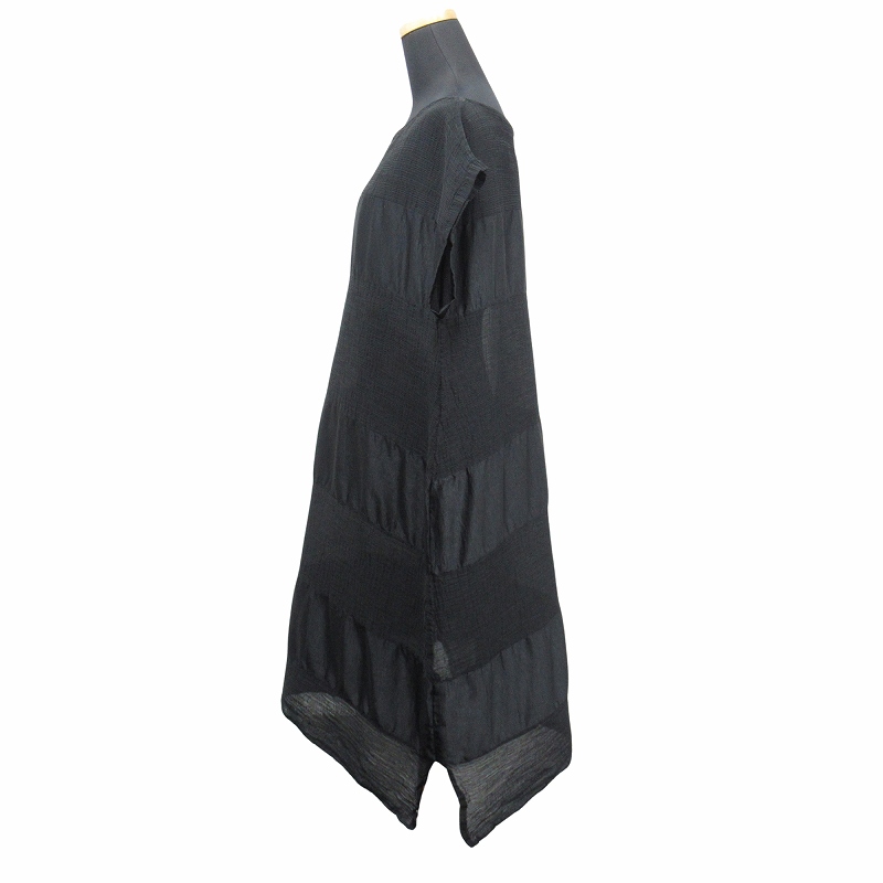 美品 09ss ミーイッセイミヤケ me ISSEY MIYAKE 製品染め加工 シアー 