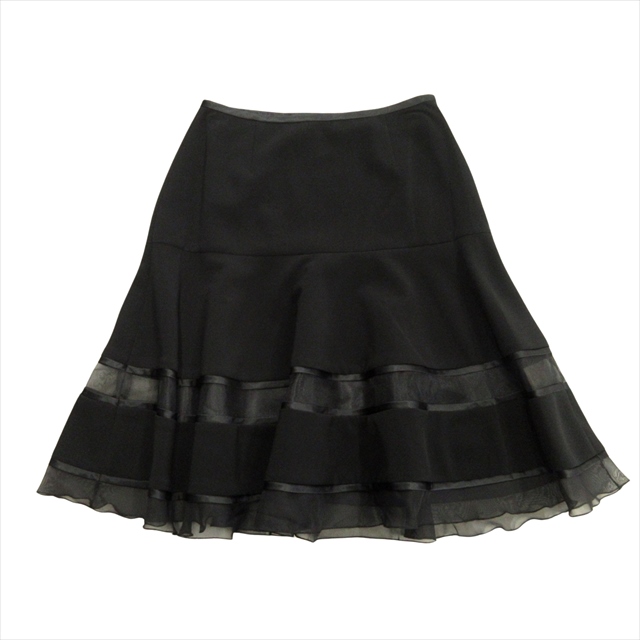 未使用品 トゥービーシック TO BE CHIC シースルー フレア 