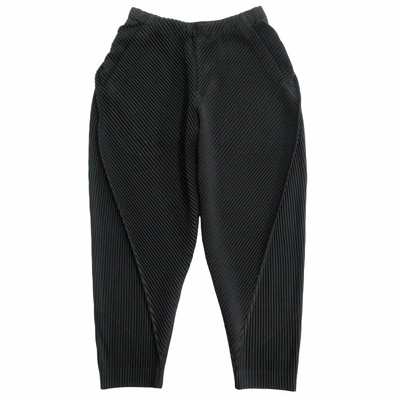 HOMME PLISSE ISSEY MIYAKE プリーツテーパードパンツ（オムプリッセ 