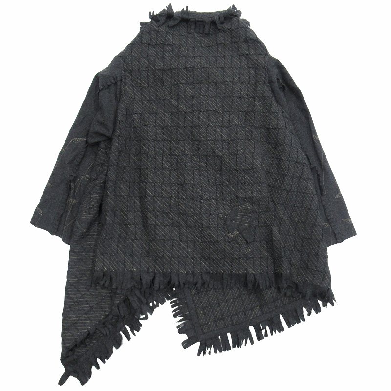 美品 15aw ハート イッセイミヤケ HaaT ISSEY MIYAKE フランネルウール 