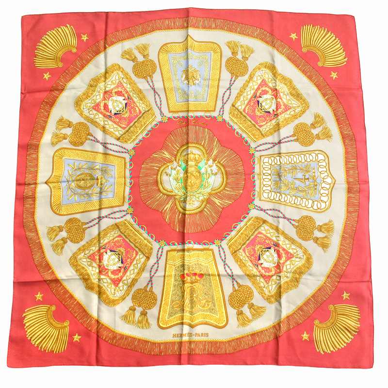 1987年 エルメス vintage HERMES by Joachim Metz カレ 90 サーベル飾