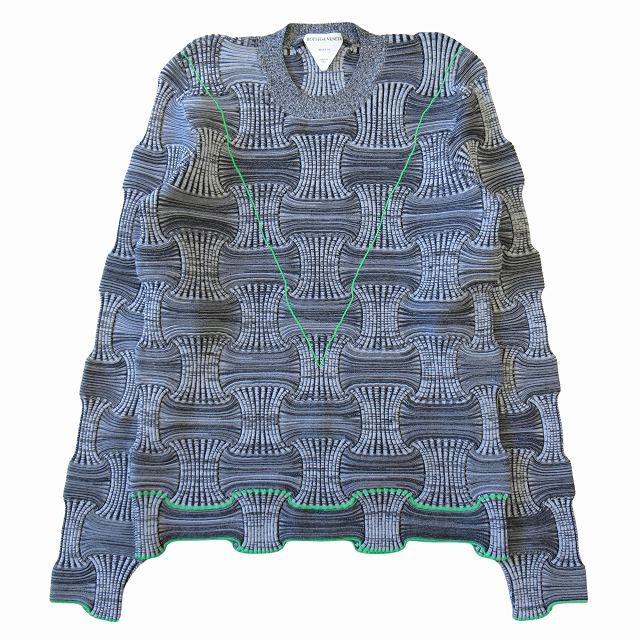 美品★現行 ボッテガヴェネタ ムリネ ニットポロシャツ イントレチャート 半袖 JOHN SMEDLEY（ジョンスメドレー） ニット ポロシャツ REID メンズ