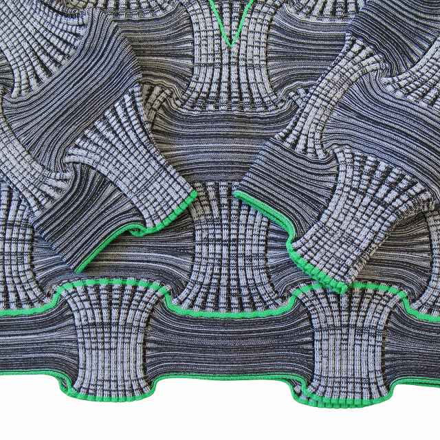 美品★現行 ボッテガヴェネタ ムリネ ニットポロシャツ イントレチャート 半袖 shopbring_9024i140041