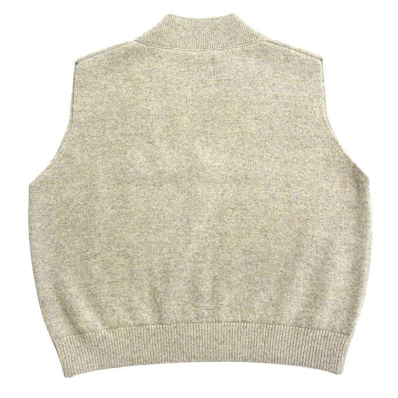 美品 18aw アンユーズド UNUSED Vネック ウール ニット ベスト  