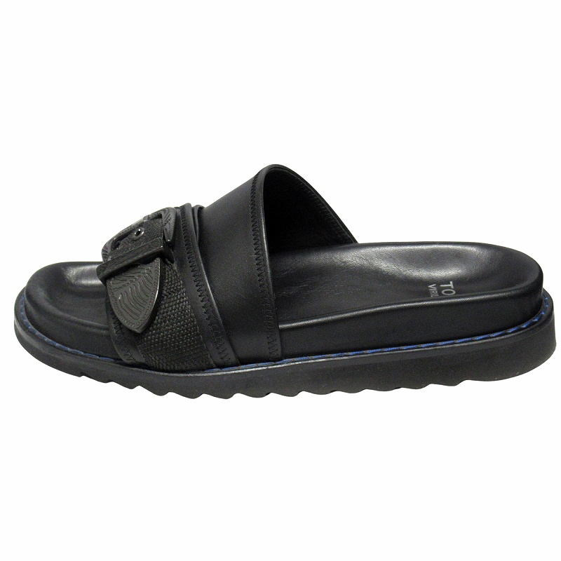 19ss トーガ リリース TOGA VIRILIS レザー ブラックメタル バックル 