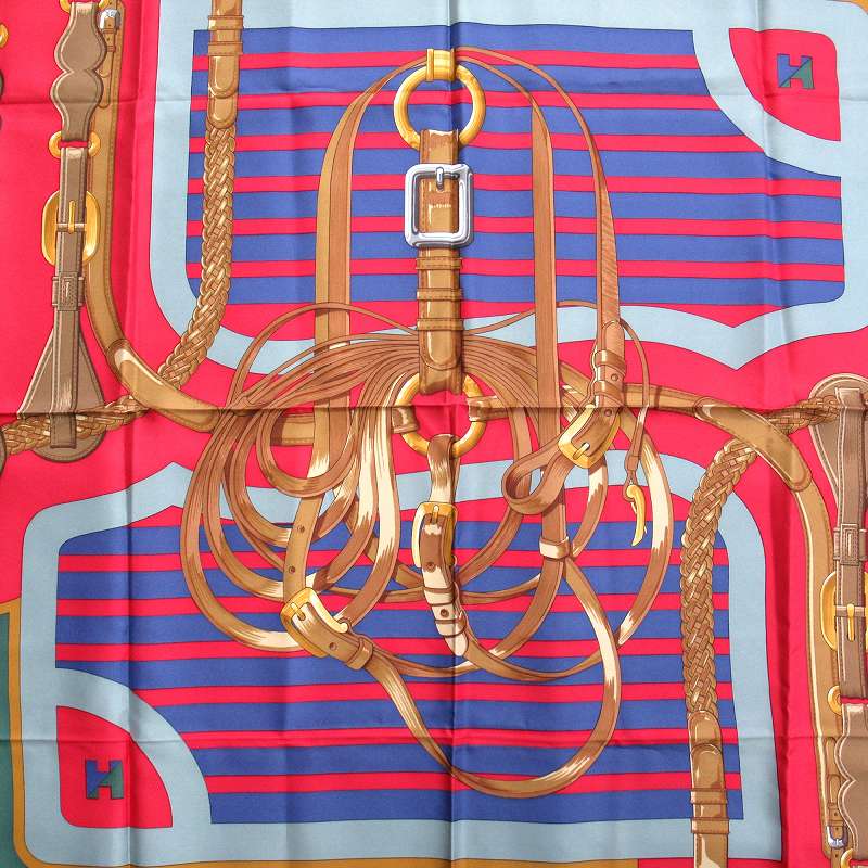 HERMÈSシルクスカーフ COACHING J.Abadie カレ90