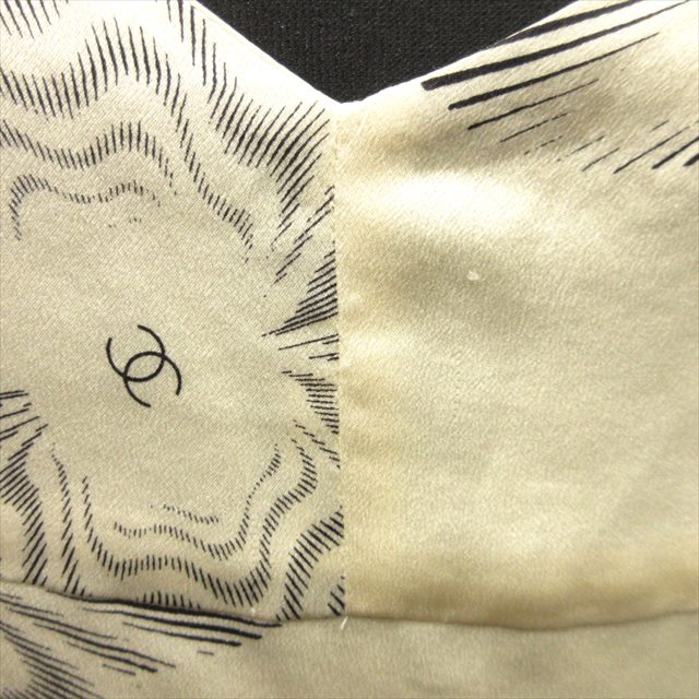01C シャネル CHANEL シルク キャミ ワンピース ドレス