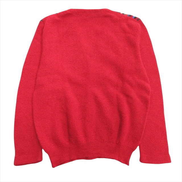 FANNI LEMMERMAYER ALPACA 赤 ボタン付きカーディガン