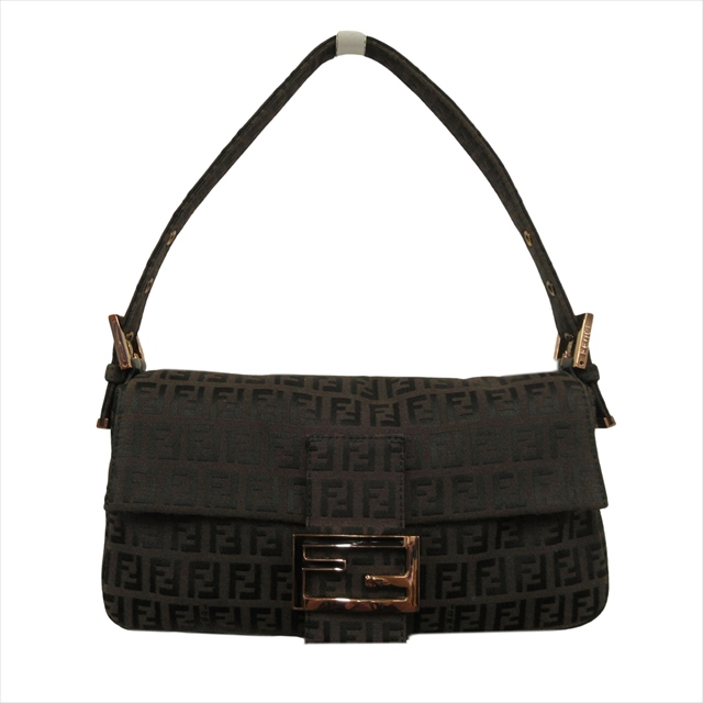 極美品✨フェンディ マンマバケット ズッキーノ FF金具 ワンショルダー