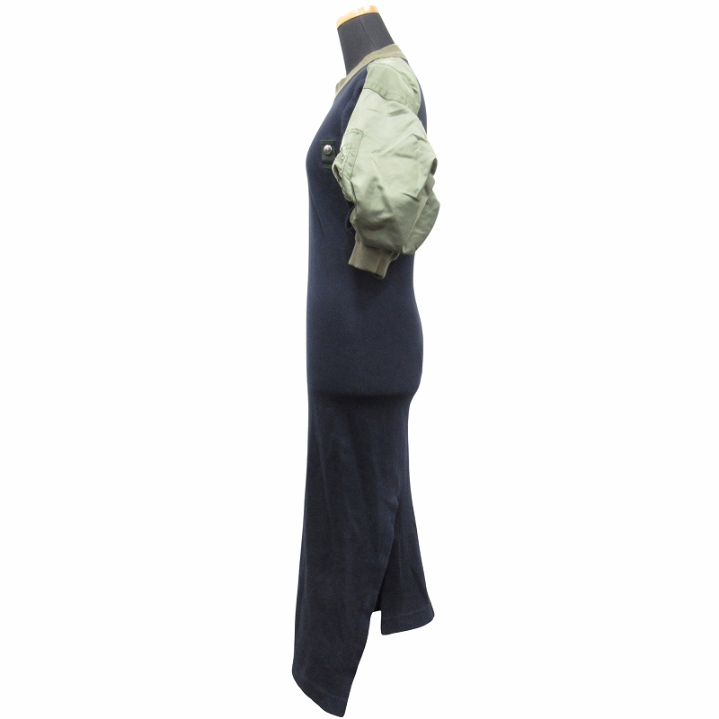 Sacai ニットショート ドッキングワンピース 22ss（22ss サカイ sacai 