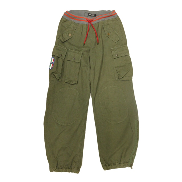 DOLCE & GABBANA archive カーゴパンツ パラシュート