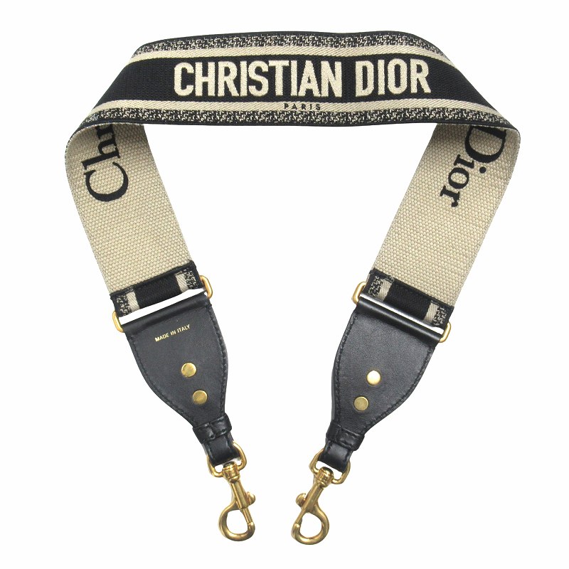 Christian Dior　ジャガード　ショルダーストラップ クリスチャンディオール Christian Dior ロゴ ジャガード ショルダー