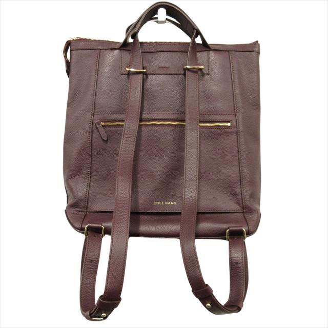 美品 コールハーン リュックサック 3way ショルダーバッグ レザー A4可