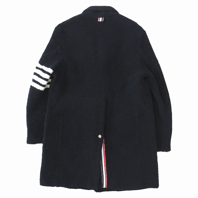 極美品 トムブラウン THOM BROWNE ライトウェイトシアリング ムートン 