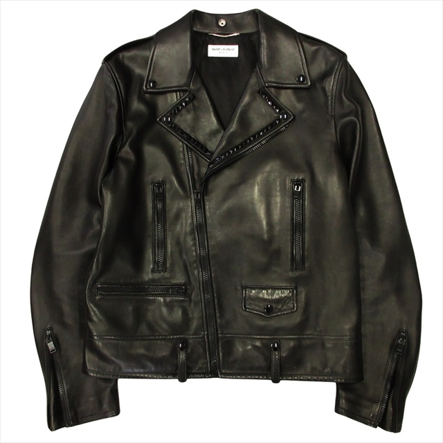 良品 2016年製 サンローラン パリ SAINT LAURENT PARIS スタッズ