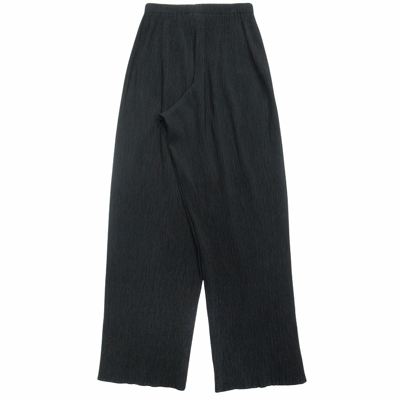 ISSEI MIYAKE】黒 ワイドパンツ プリーツ加工 【公式通販】 ISSEI MIYAKE】黒 ワイドパンツ プリーツ加工 【公式通販】
