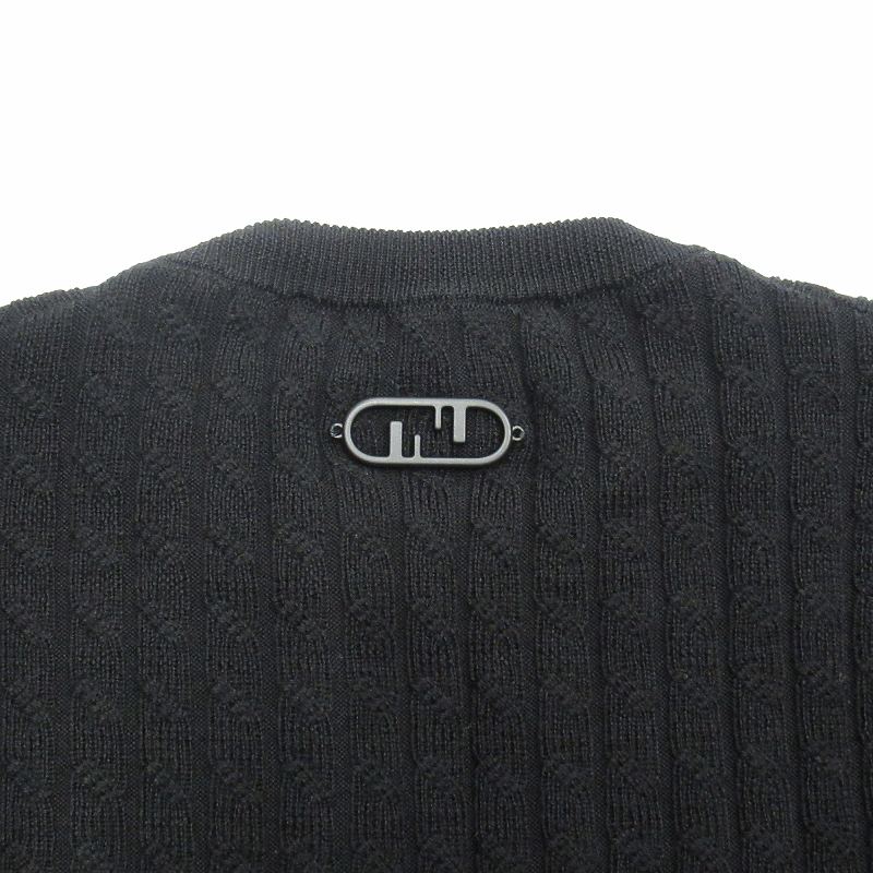 未使用品 22aw フェンディ FENDI ケーブル ウール ニット セーター