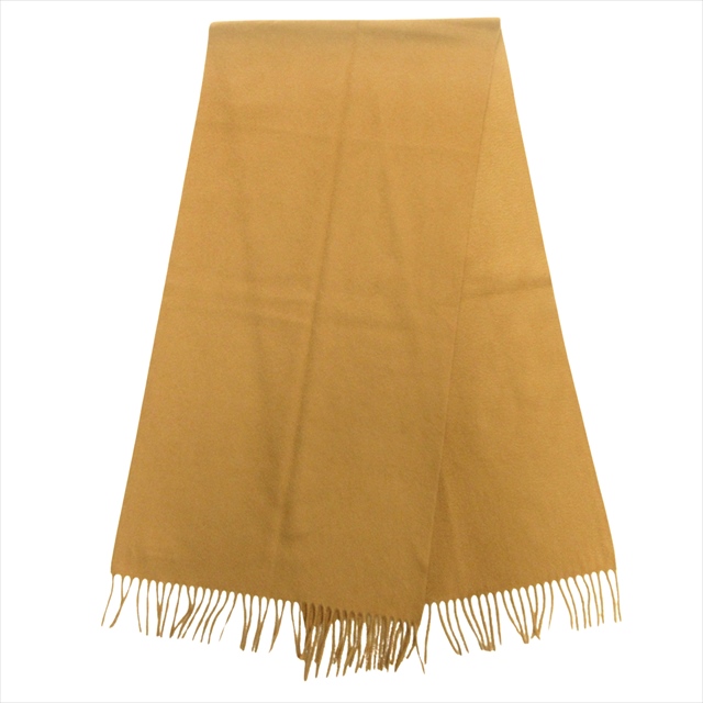 ロロピアーナ 赤 カシミヤ 100％ フリンジマフラー