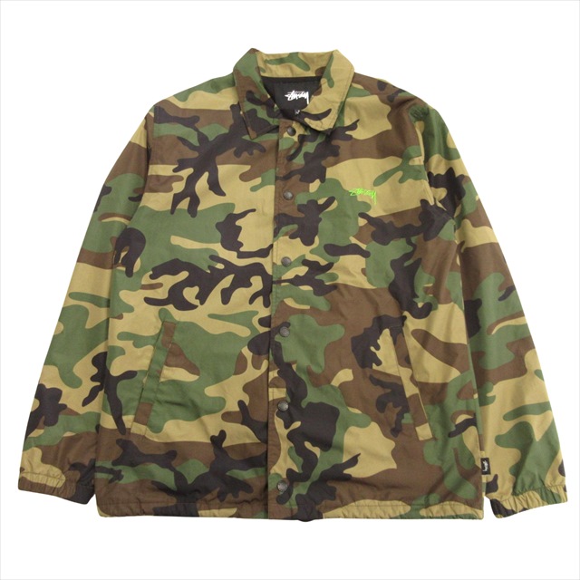 ステューシー STUSSY カモフラ クルーズ コーチ ジャケット CAMO