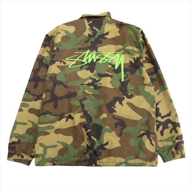 ステューシー STUSSY カモフラ クルーズ コーチ ジャケット CAMO