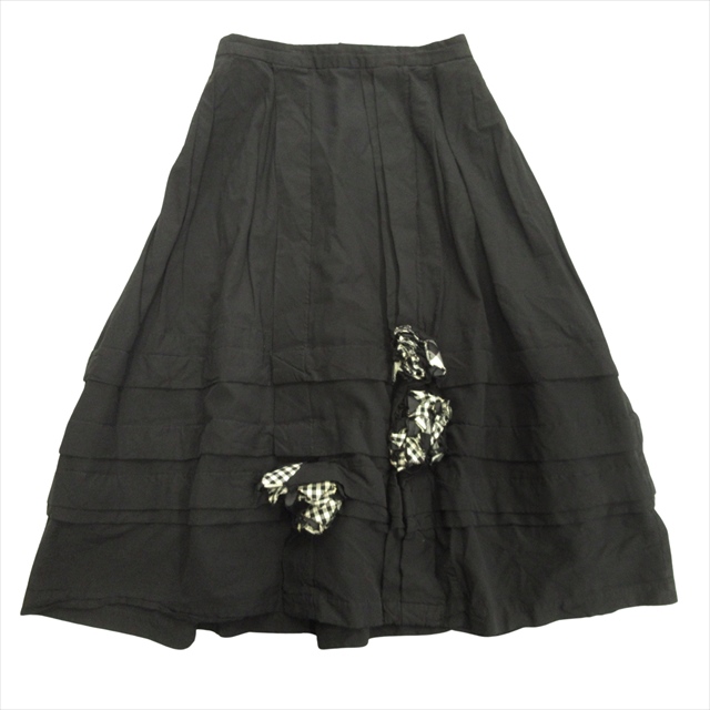 ♪ robe de comme des garçons ブラック フレアスカート robe de comme des garcons フレアスカート 黒