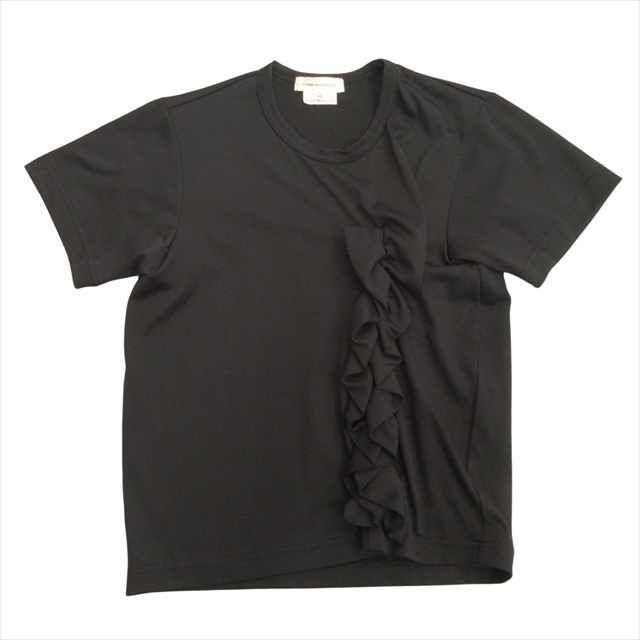 10aw コムデギャルソン COMME des GARCONS フロントフリル Tシャツ  