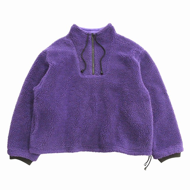 スライ SLY ボア ブルゾン ジャケット ハーフジップ スタンドカラー