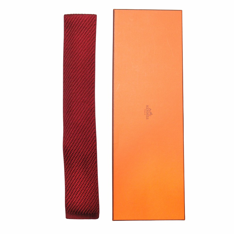 ネクタイ　エルメス　ニットタイ 楽天市場】【新品未使用品】HERMES エルメス ネクタイ 4トーン