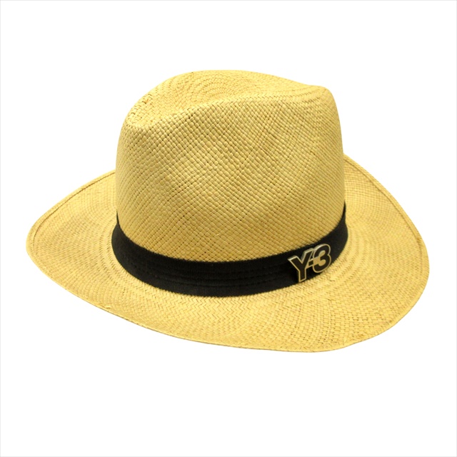 ワイスリー × ボルサリーノ Y-3 × Borsalino ストロー ハット 麦わら