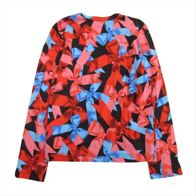 美品 コムデギャルソン ロング シャツ ブラウス 花柄 フラワー トップス M 美品 コムデギャルソン ロング シャツ ブラウス 花柄 フラワー