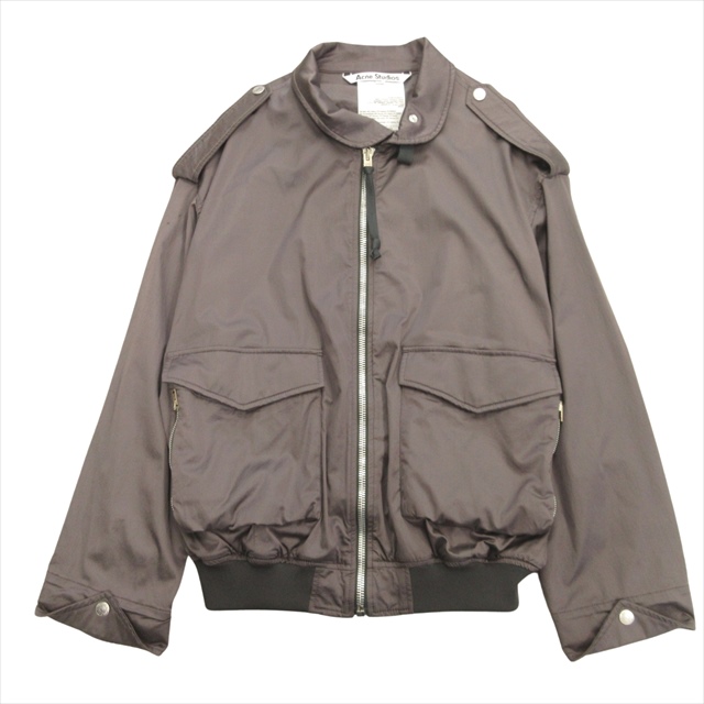 未使用品 24ss アクネ ストゥディオズ Acne Studios サテン ボンバー 